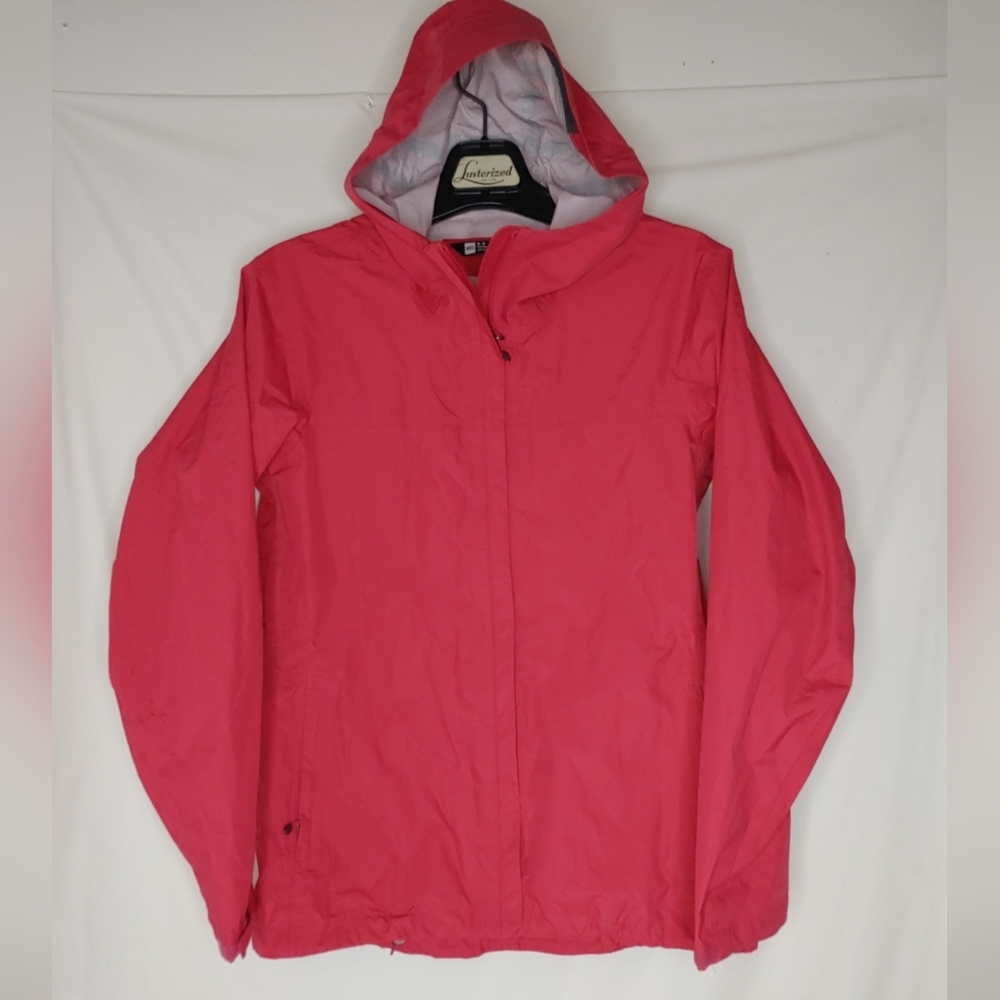 MEC Soft Shell Light Weight Jacket Womens SzM Pertex Sheild Rain Coat Red
